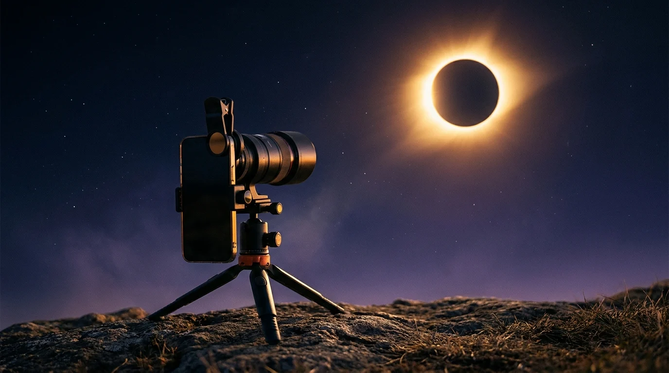 Cómo fotografiar el eclipse de 2026 con el móvil, paso a paso