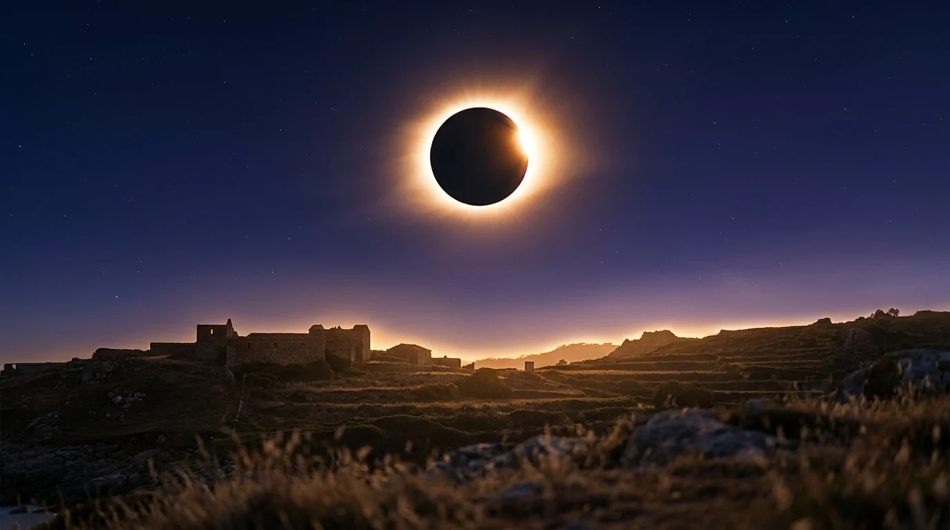 Eclipse 2026 en Galicia: la primera región de España en ver la totalidad
