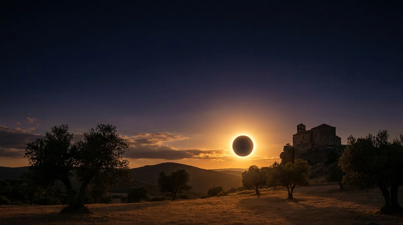Eclipse total en Palencia: en plena franja, hora exacta y zonas
