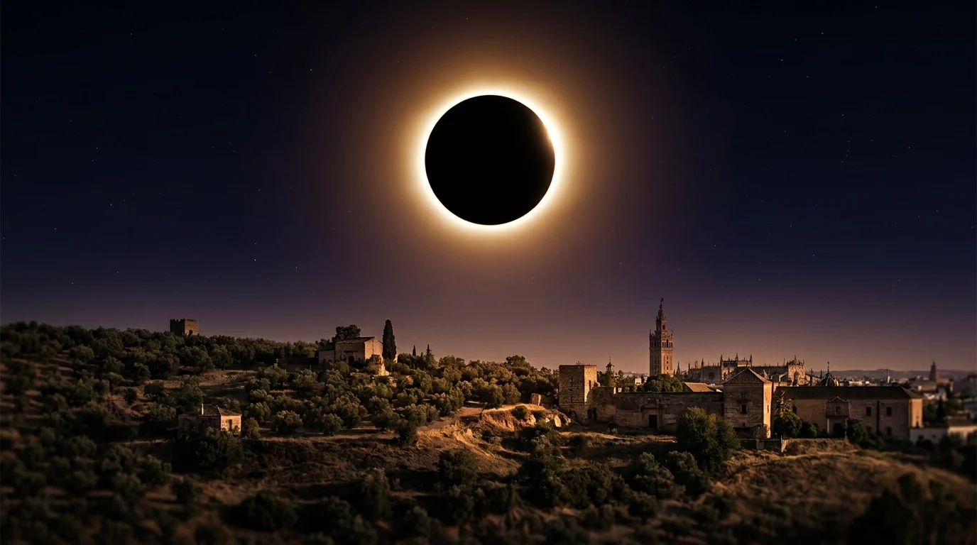 Eclipse de 2026 en Sevilla: qué se verá en Andalucía