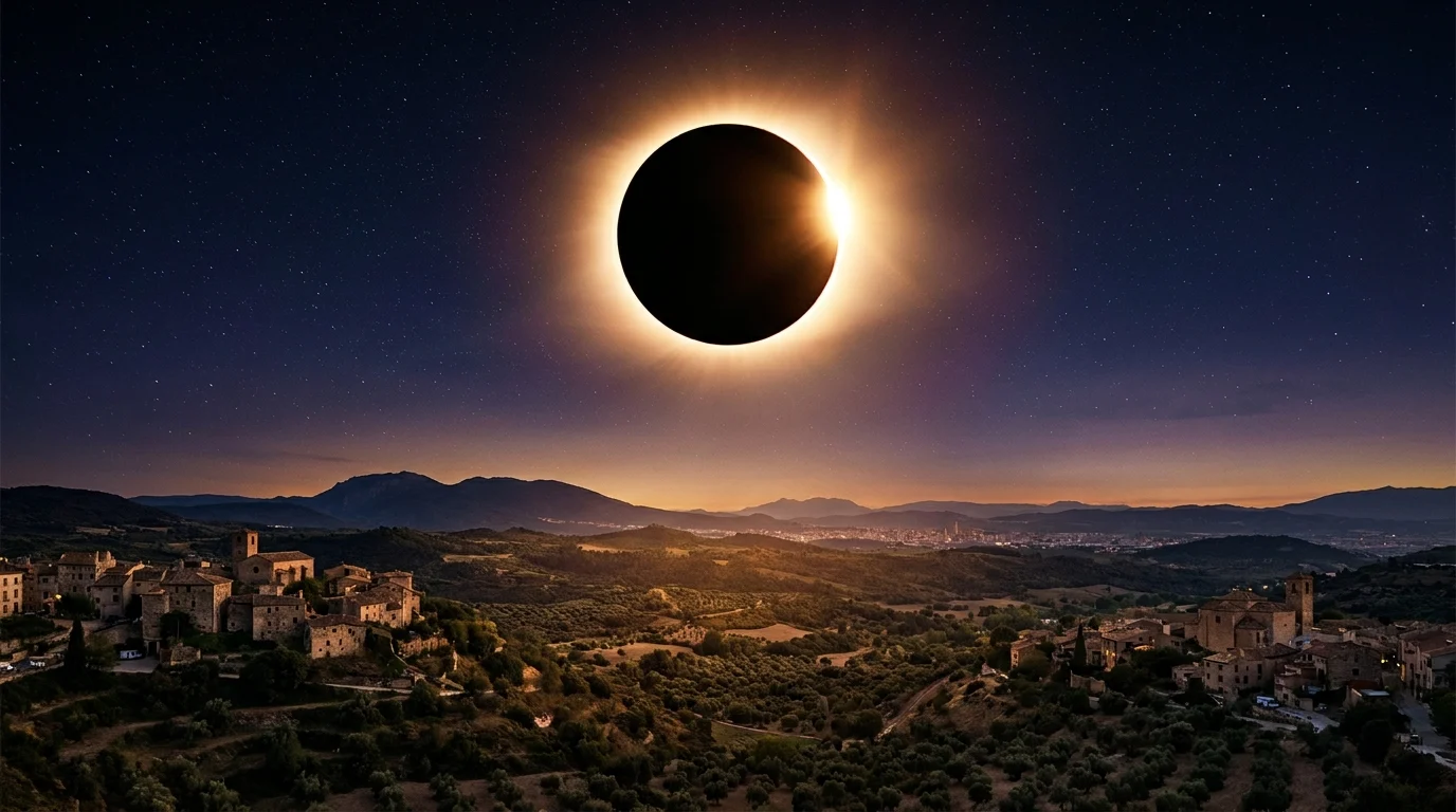 ¿Valencia entra en la franja de totalidad del eclipse 2026?