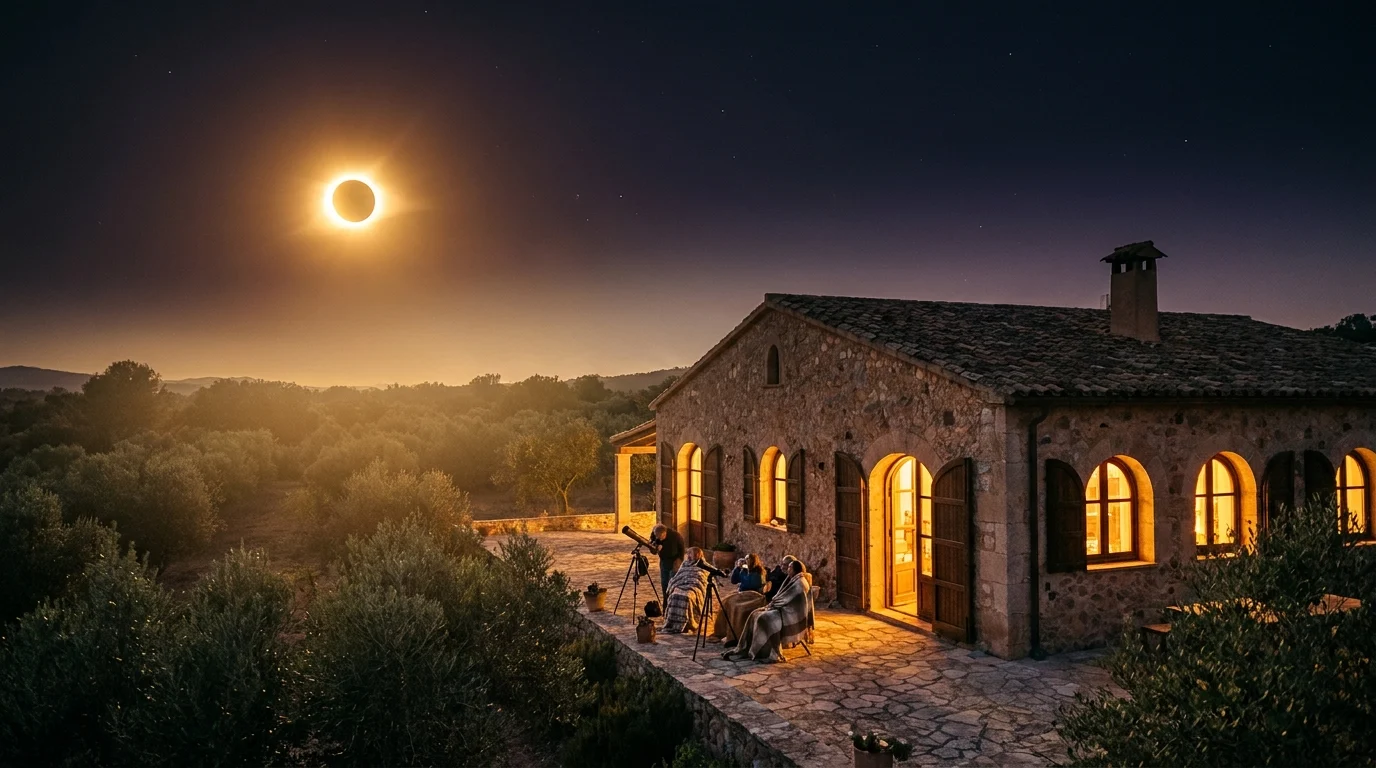 Hoteles para el eclipse 2026 con disponibilidad (y los que ya están llenos)