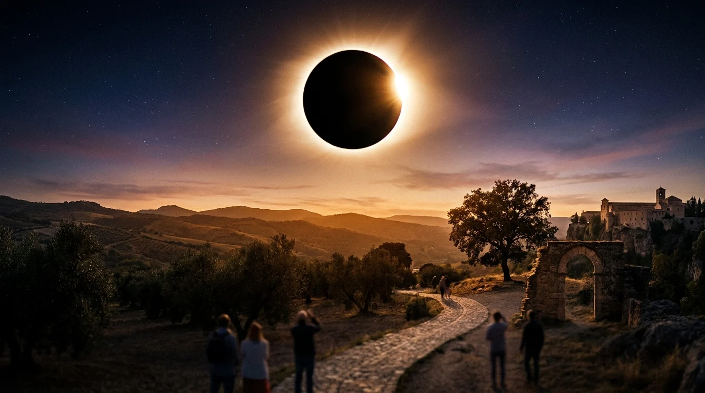 Las 12 mejores zonas para ver el eclipse total en España