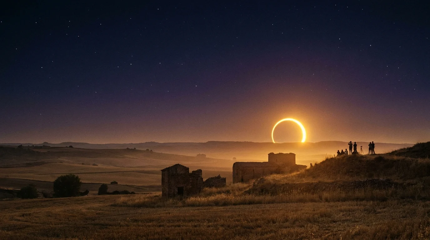 Ver el eclipse en Burgos y la meseta: máxima duración en España